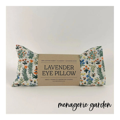 Coussin pour les yeux à la lavande - Jardin de la ménagerie